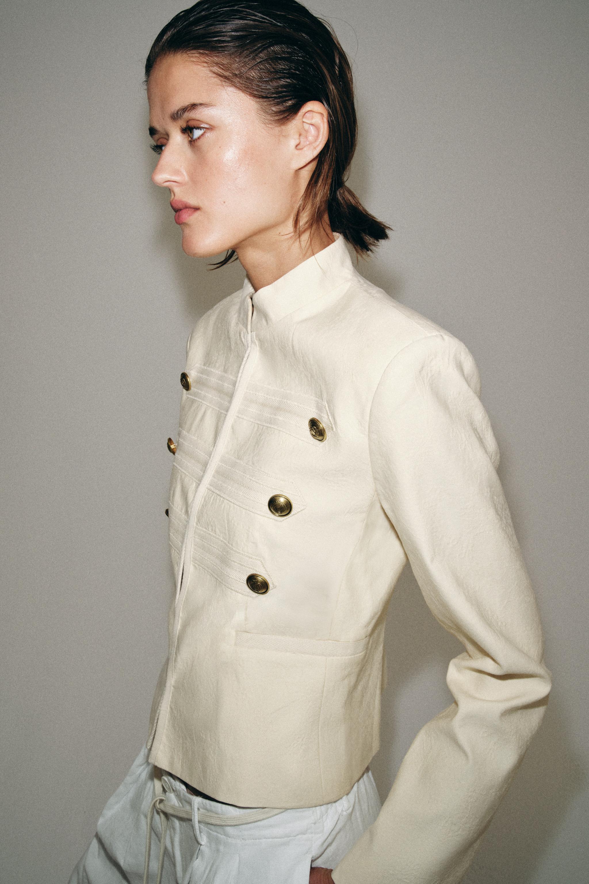 ZW COLLECTION FITTED BUTTON JACKET